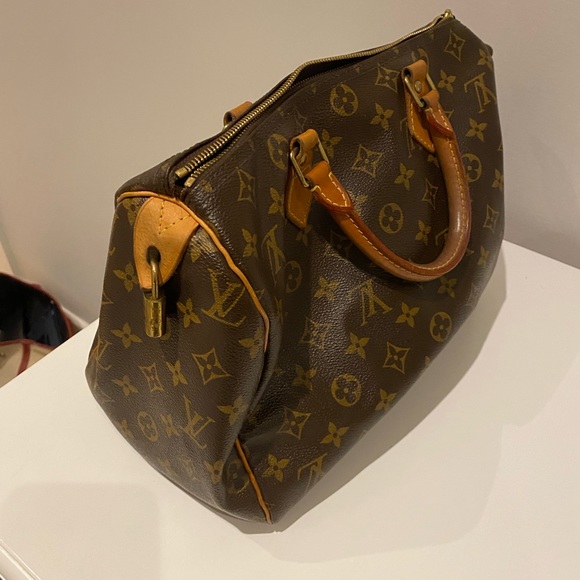 Vintage authentic monogram speedy 25 Louis Vuitton purse bag - Picture 3 of 5